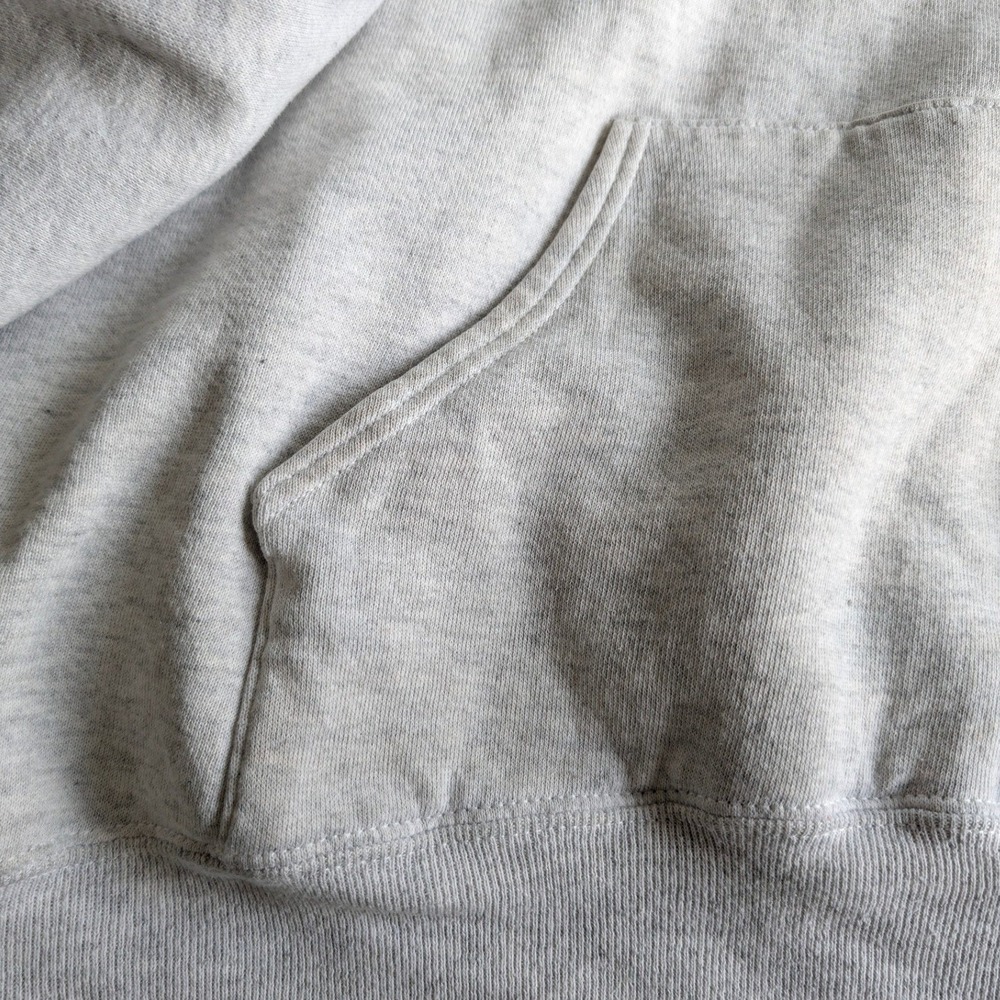 Pepsi Logo Vintage Hoodie Mens 2X Heather Gray Vintage Style Graphic Sweatshirt - Picture 4 of 9